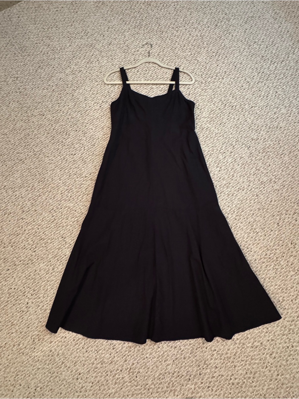 Lucky Brand Black Sleeveless Maxi Dress with Wide Straps